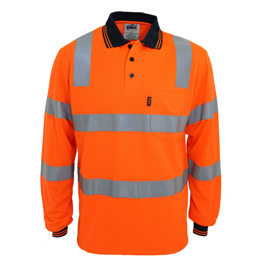 DNC HiVis Biomotion Tapped Polo L/S 3713
