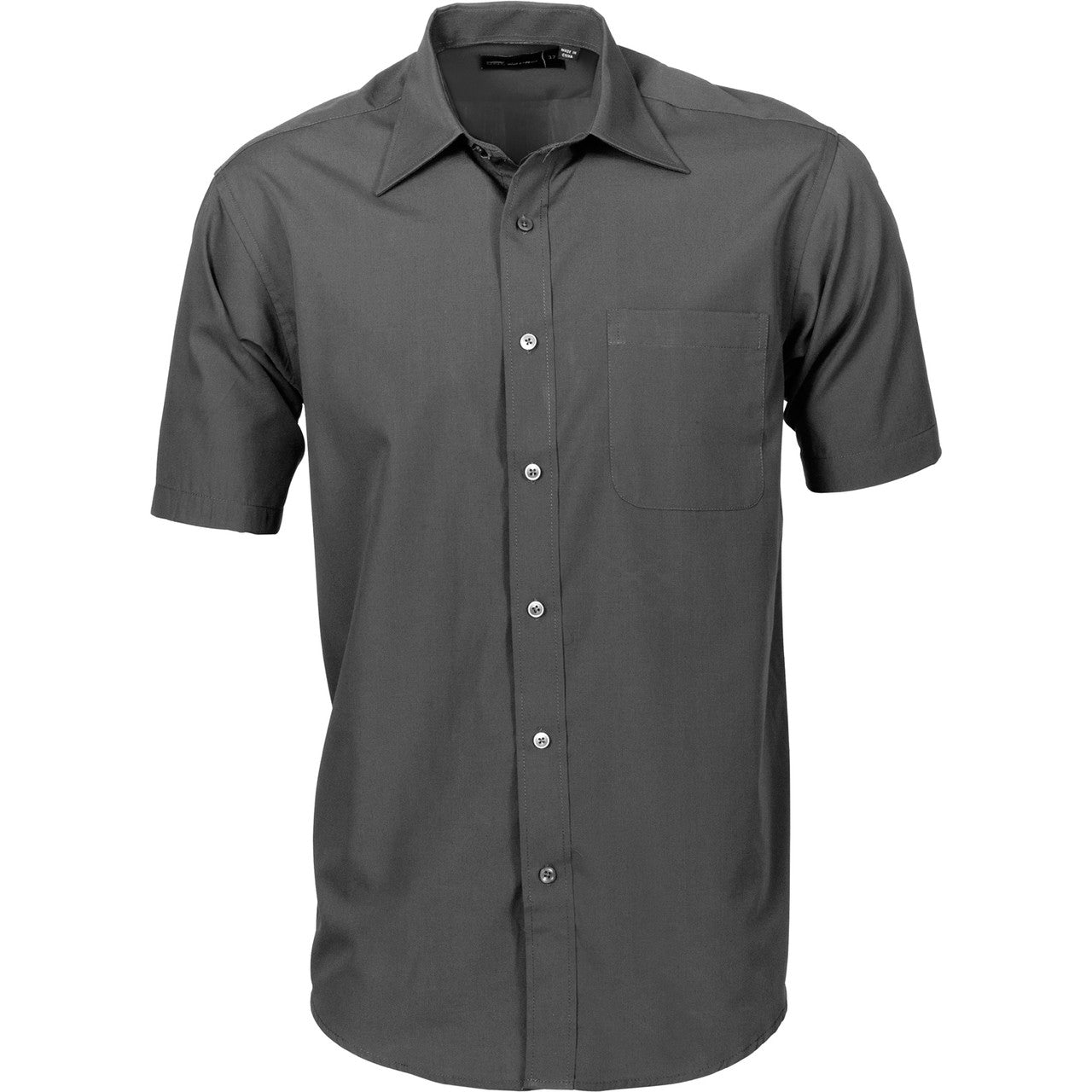 DNC Mens Premier Poplin Business Shirts - Short Sleeve 4151