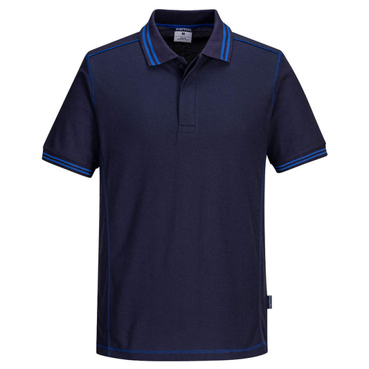 B218 - Two Tone Polo Shirt S/S