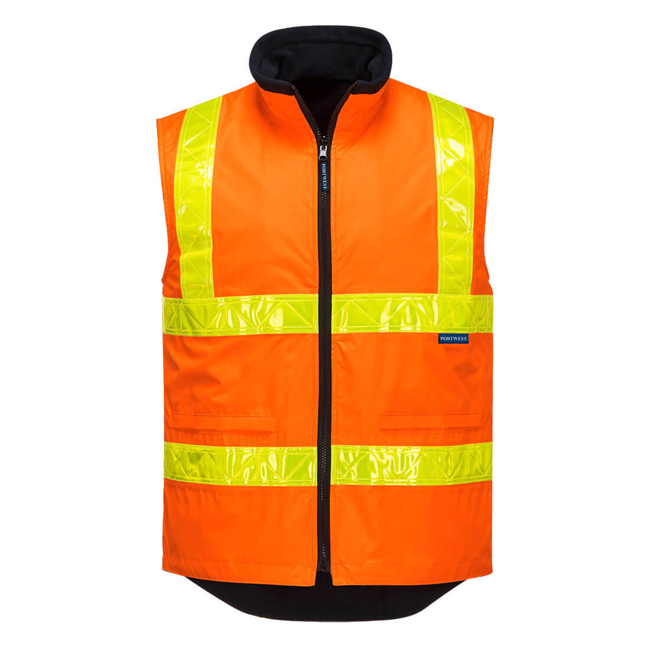 MY214 - Polar Fleece Vest with Micro Prism Tape
