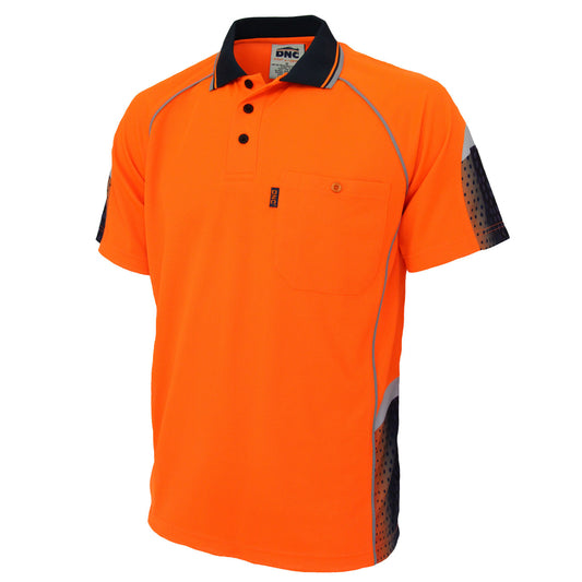DNC Hi-Vis GALAXY Sublimated Polo 3564