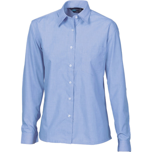 DNC Ladies Regular Collar, Side Splits, Single Pocket - Long Sleeve 4212