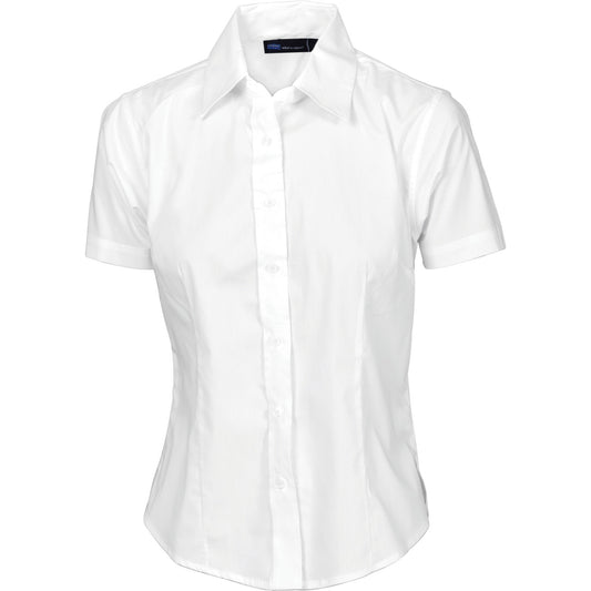 DNC Ladies Premier Stretch Poplin Business Shirts - Short Sleeve 4231