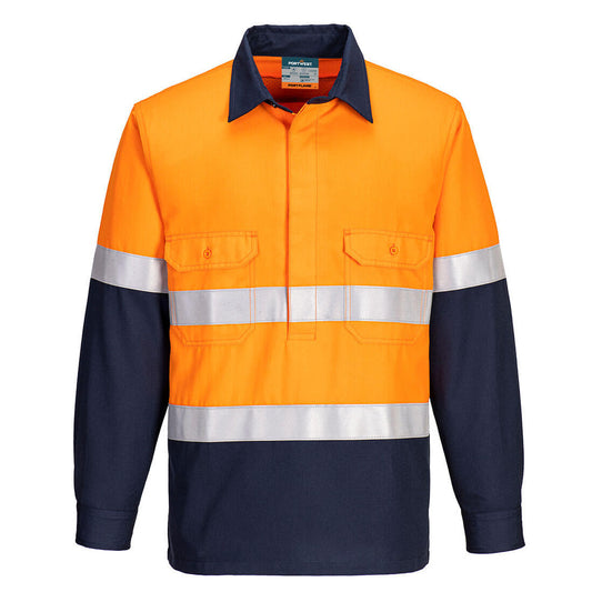 FR713 - Portflame FR Class D/N Two-Tone Vented Shirt