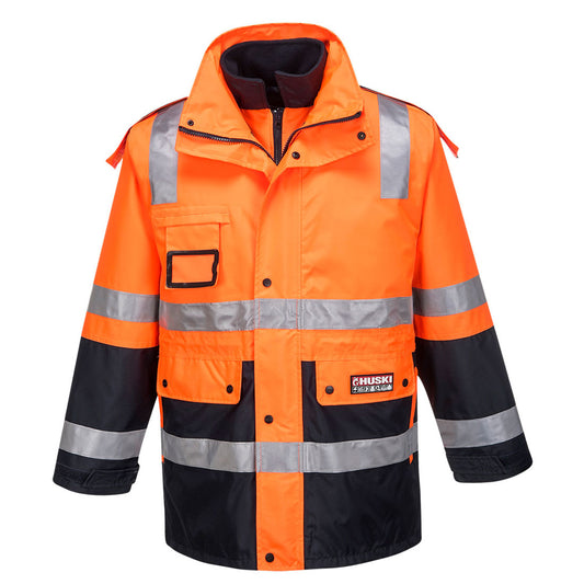 K8106 - Huski Venture Hi-Vis 4-in-1 Contrast Jacket