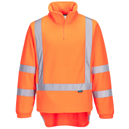 TM601 - TTMC-W17 Hi-Vis X Back 1/4 Zip Polar Fleece