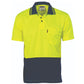 DNC HiVis Two Tone Cool Breathe Polo Shirt, Short Sleeve 3811