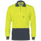 DNC HiVis Two Tone Cool Breathe Polo Shirt, Long Sleeve 3813