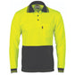 DNC HiVis Two Tone Cool Breathe Polo Shirt, Long Sleeve 3813