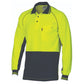 DNC HiVis Cotton Backed Cool-Breeze Contrast Polo - long Sleeve 3720