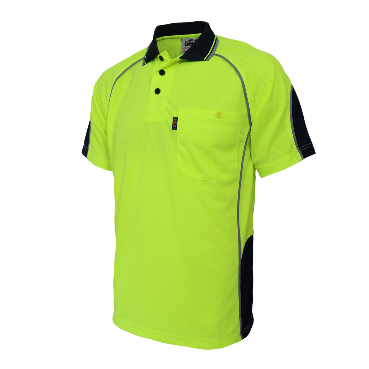 DNC Hi-Vis Semicircle-piping Polo 3569