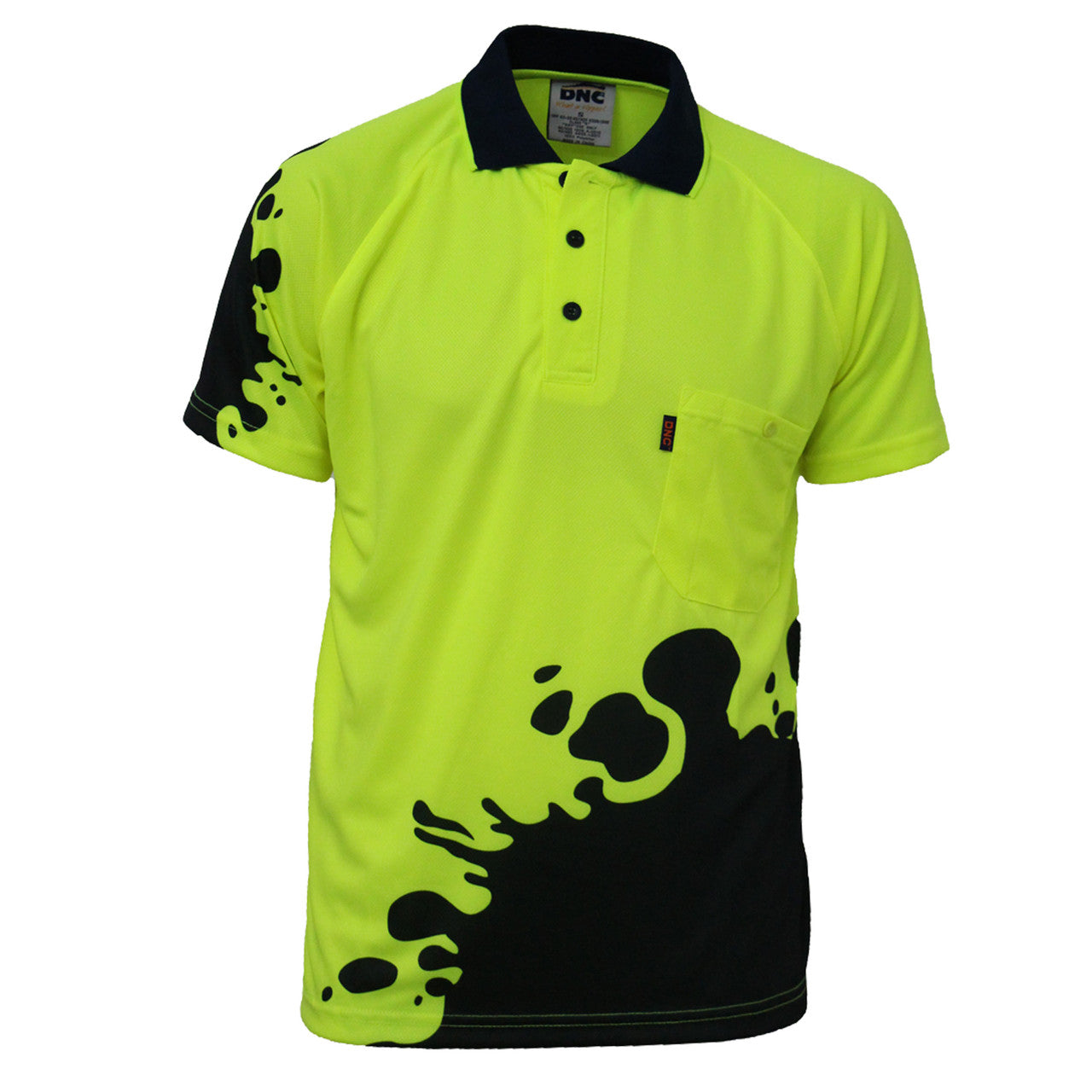 DNC Hivis Sublimated Blot Polo 3567
