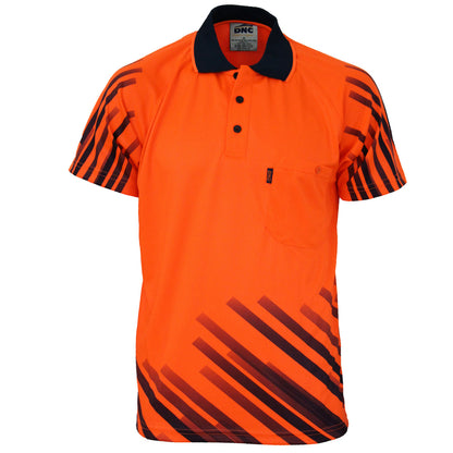 DNC HiVis Sublimated Full Stripe Polo 3566