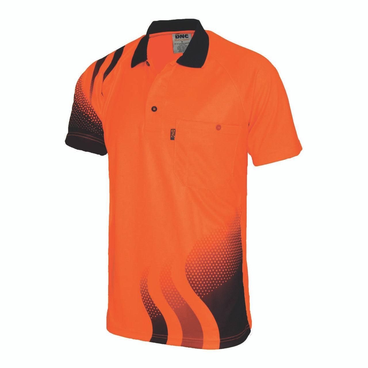 DNC WAVE HIVIS SUBLIMATED POLO 3563