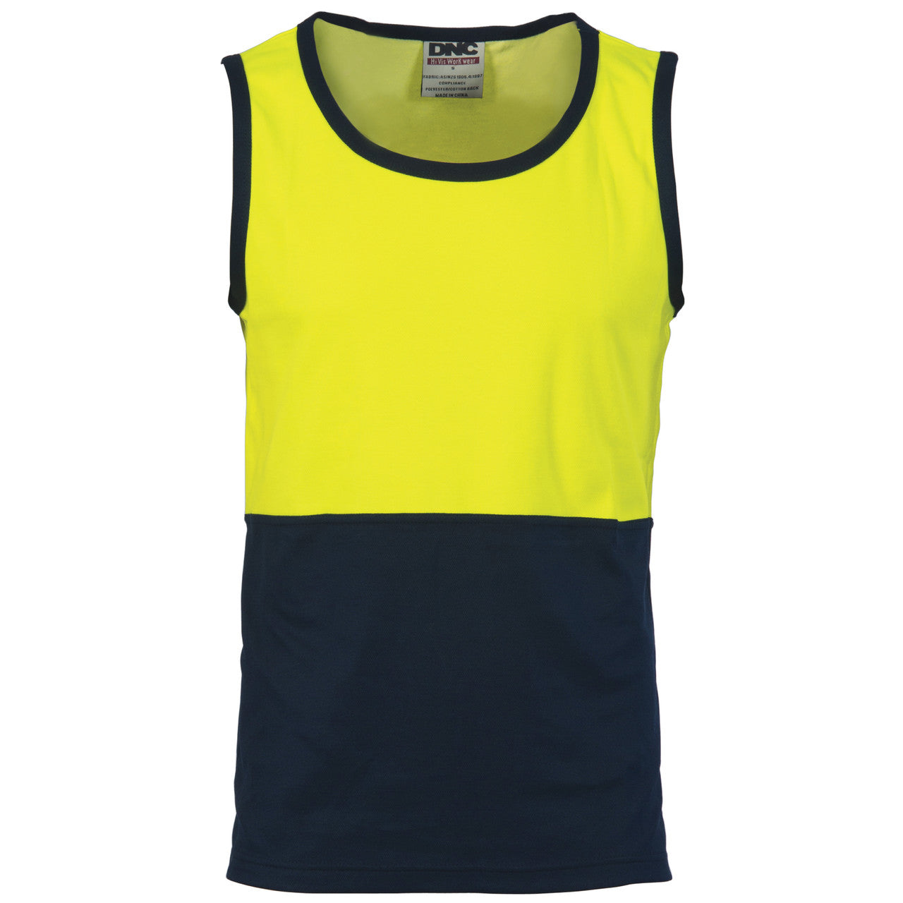 DNC Cotton Back Two Tone Singlet 3841