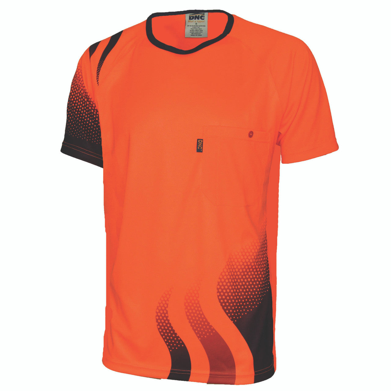DNC WAVE HIVIS SUBLIMATED TEE 3562
