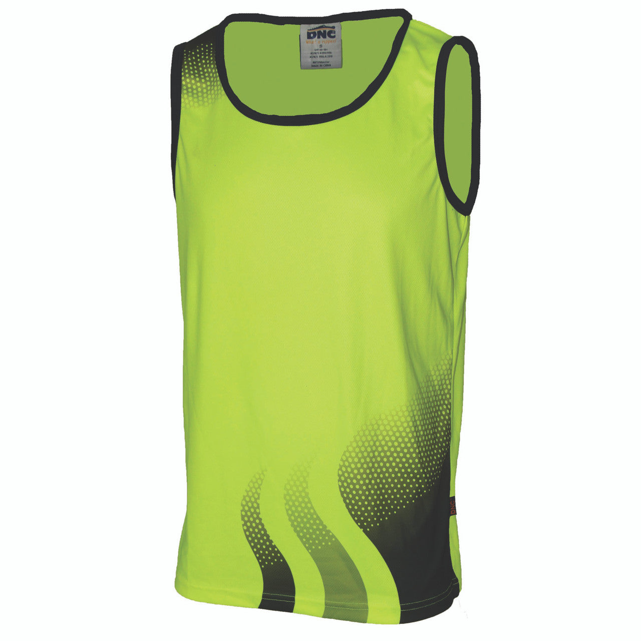 DNC WAVE HIVIS SUBLIMATED SINGLET 3561