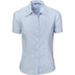 DNC Ladies Stretch Yarn Dyed Contrast Stripe Sh irts -Short Sleeve 4233