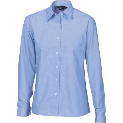 DNC Ladies Regular Collar, Side Splits, Single Pocket - Long Sleeve 4212