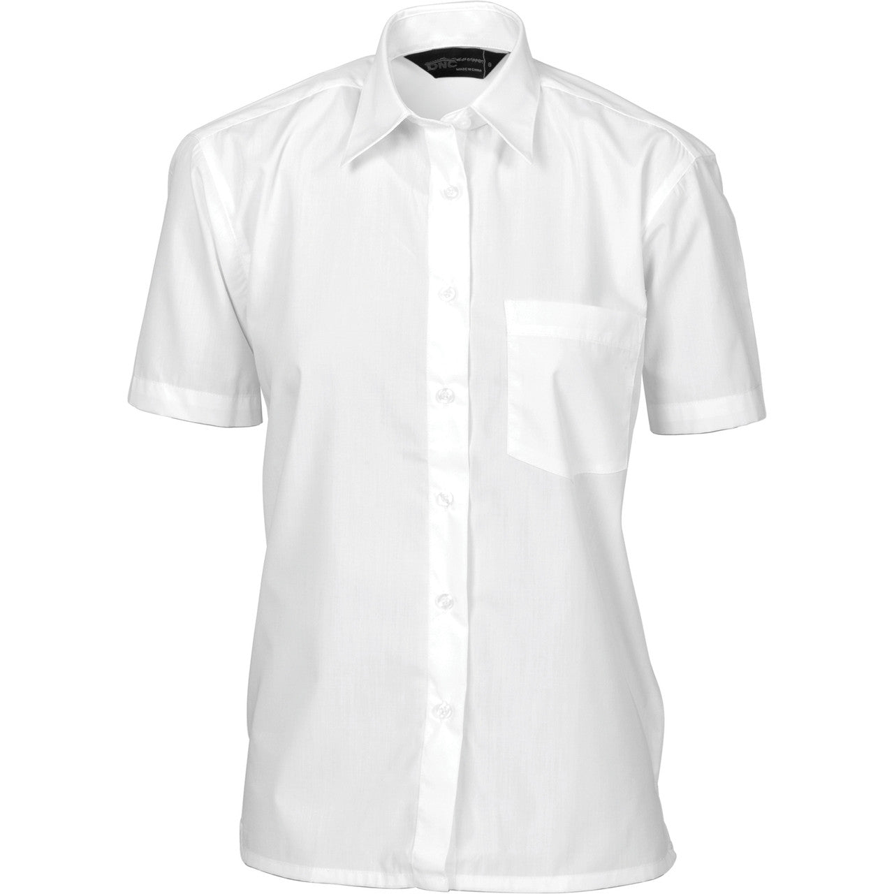 DNC Ladies Polyester Cotton Poplin Shirt - Short Sleeve 4201