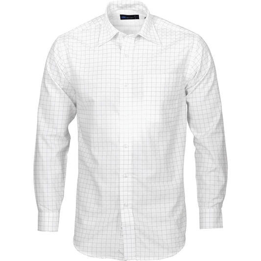 DNC Mens Yarn Dyed Check Shirts - Long Sleeve 4158