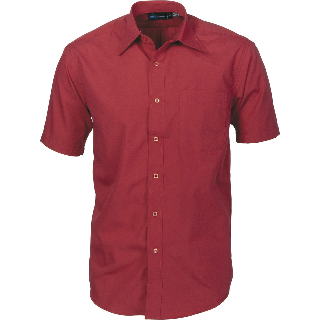 DNC Mens Premier Poplin Business Shirts - Short Sleeve 4151