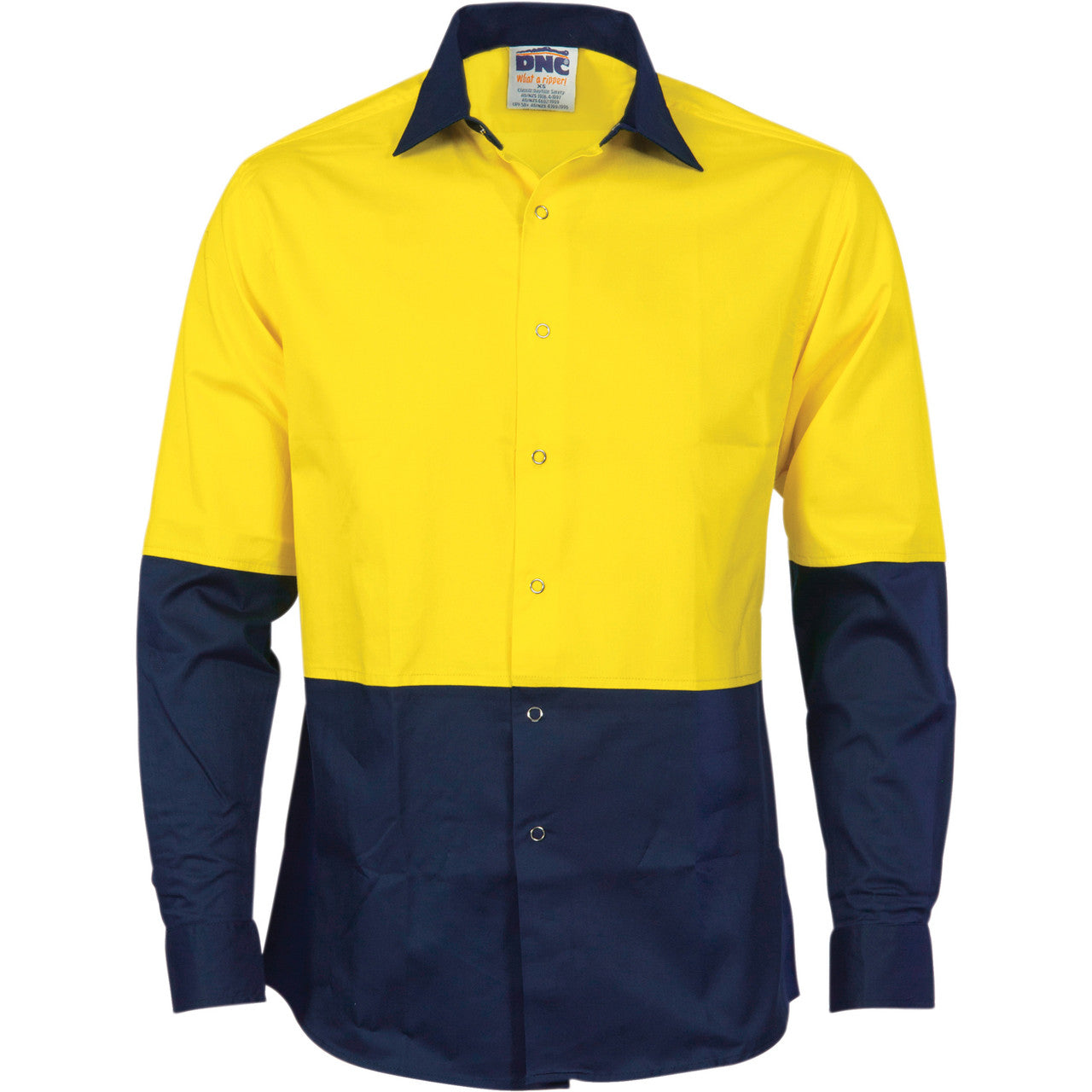 DNC HiVis Cool Breeze Food Industry Cotton Shirt - Long Sleeve 3942