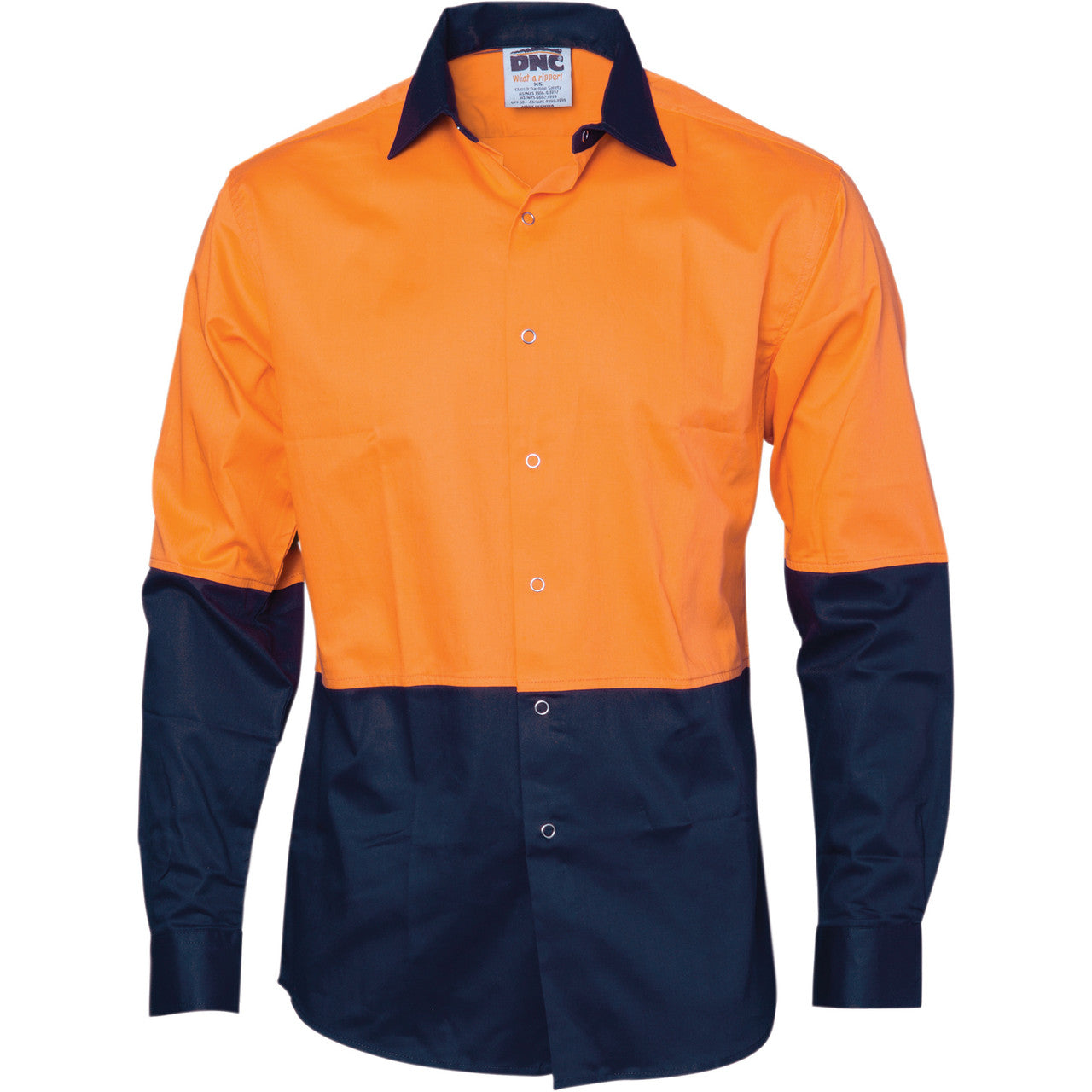 DNC HiVis Cool Breeze Food Industry Cotton Shirt - Long Sleeve 3942