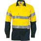DNC HiVis Cool-Breeze Cotton Shirt with 3M 8906 R/Tape - Long sleeve 3988