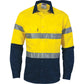 DNC HiVis D/N 2 Tone Drill Shirt with Generic R/Tape - long sleeve 3982