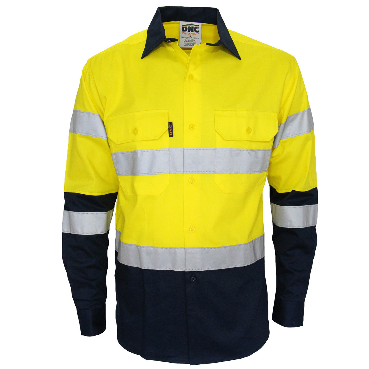 DNC HiVis 2 Tone Biomotion taped shirt 3976
