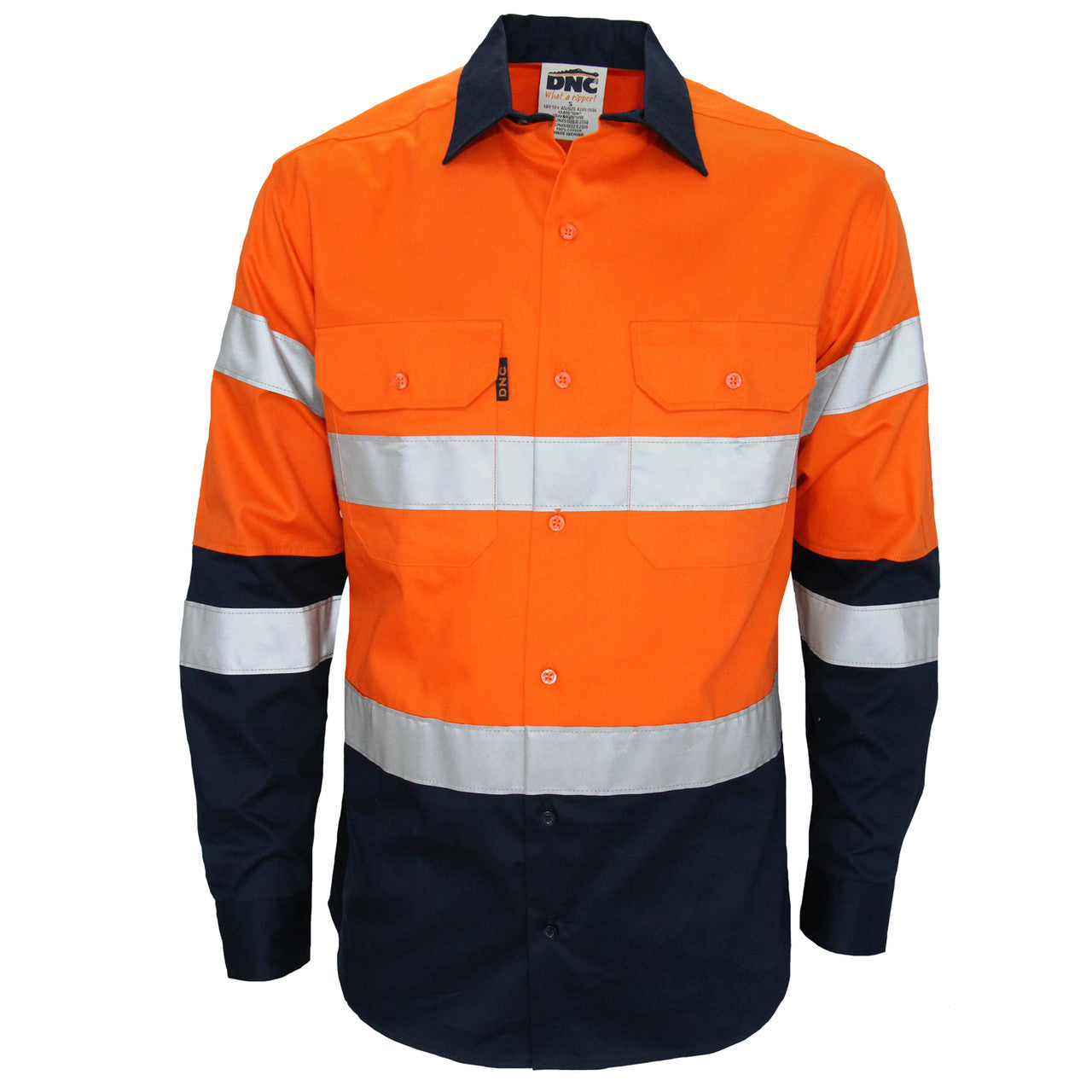 DNC HiVis 2 Tone Biomotion taped shirt 3976