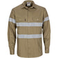 DNC HiVis Cool-Breeze Cotton Shirt with Generic R/Tape - Long sleeve 3967