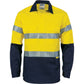 DNC HiVis Cool-Breeze Cotton Shirt with Generic R/Tape - Long sleeve 3966