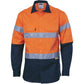 DNC HiVis Cool-Breeze Cotton Shirt with 3M 8910 R/Tape - Long sleeve 3886