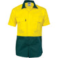 DNC HiVis Two Tone Cotton Drill Shirt - Short Sleeve 3831