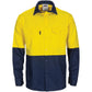 DNC HiVis R/W Cool-Breeze T2 Vertical Vented Cotton Shirt with Gusset Sleeves - Long Sleeve 3781