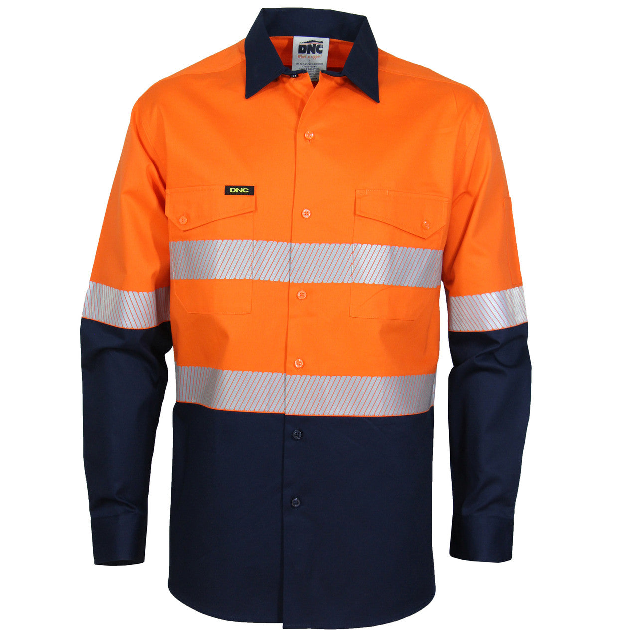 DNC HiVis 2 Tone Segment Taped Coolight Shirt 3648