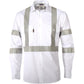 DNC RTA NIGHT WORKER WHITE SHIRT WITH CSR R/TAPE