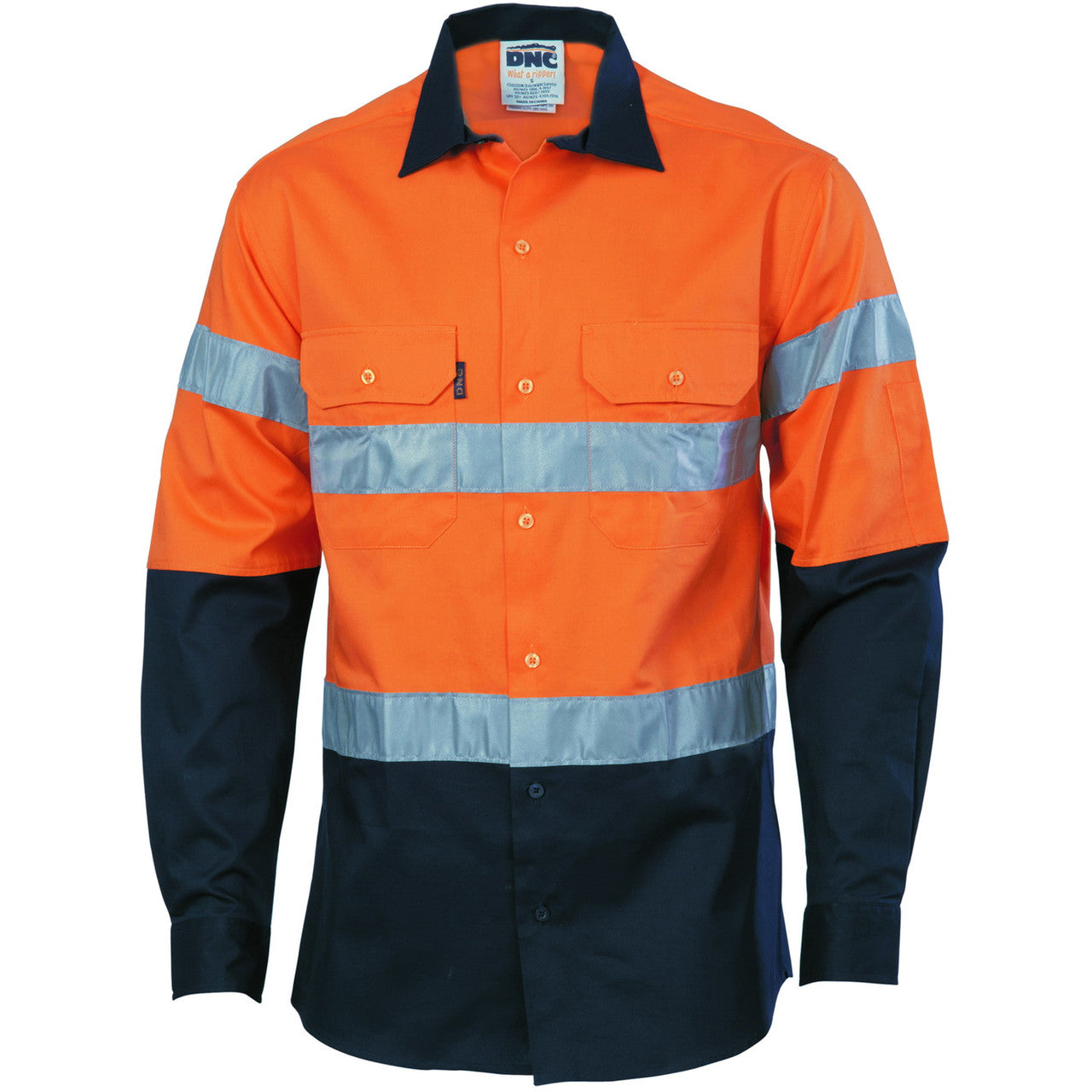 DNC HIVIS D/N 2 TONE DRILL SHIRT 3436