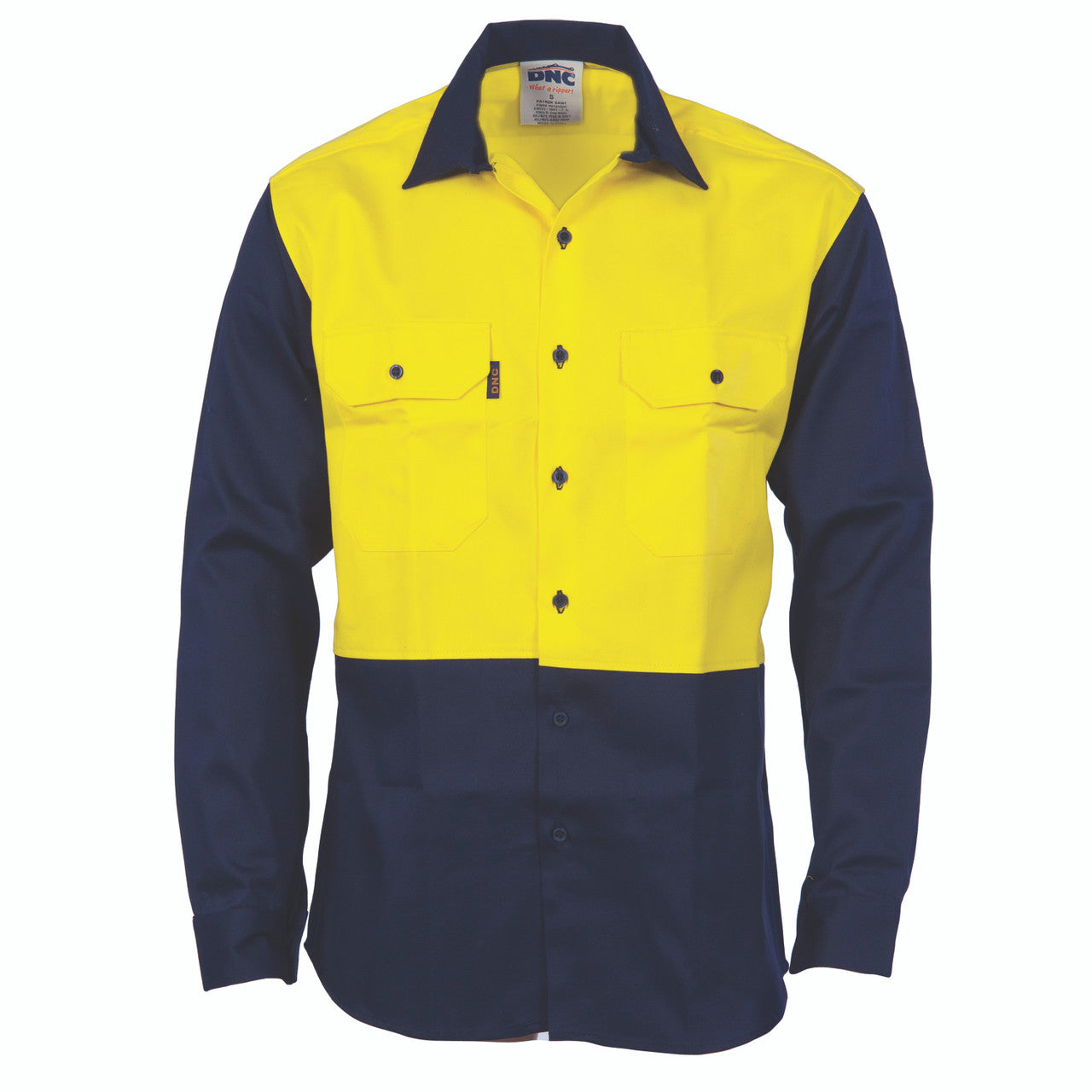 DNC Patron Saint® Flame Retardant Two Tone Drill Shirt - L/S 3406