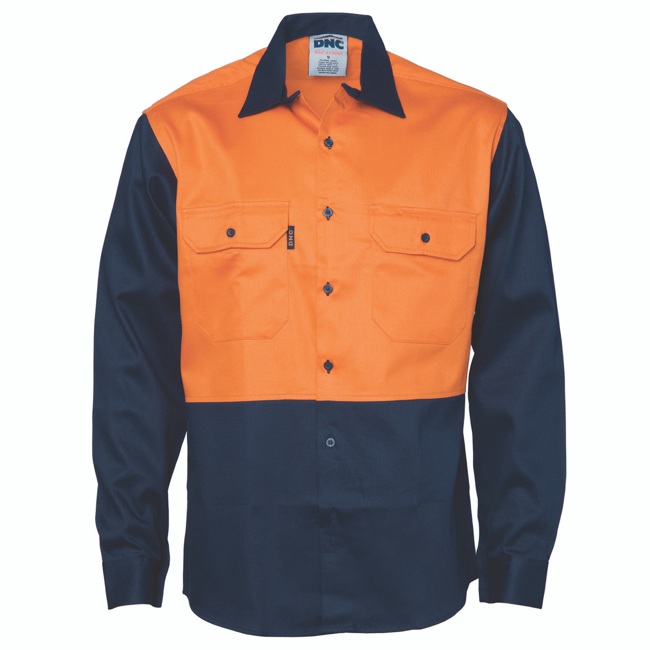 DNC Patron Saint® Flame Retardant Two Tone Drill Shirt - L/S 3406