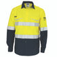 DNC Two-Tone RipStop Cotton Shirt with Reflective CSR Tape. L/S 3588