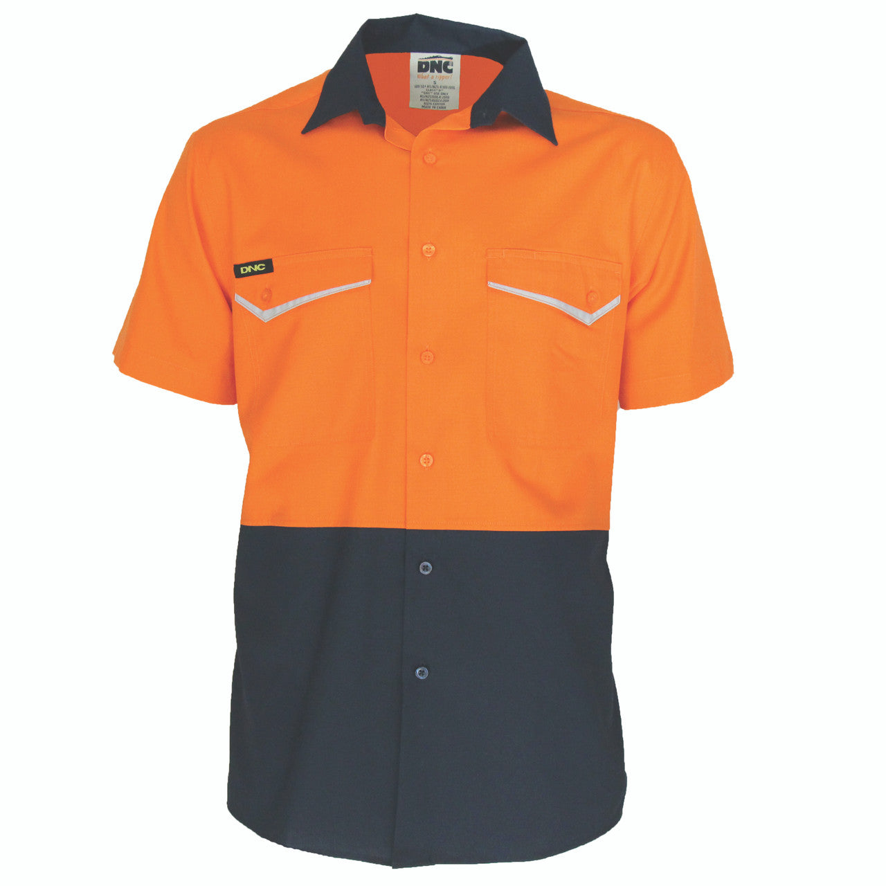 DNC Two-Tone RipStop Cotton Cool Shirt, S/S 3585