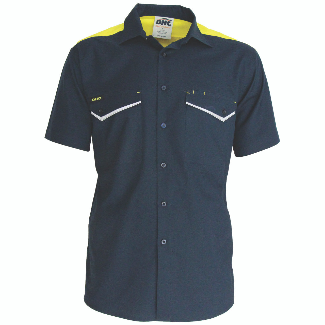 DNC RipStop Cool Cotton Tradies Shirt, S/S 3581