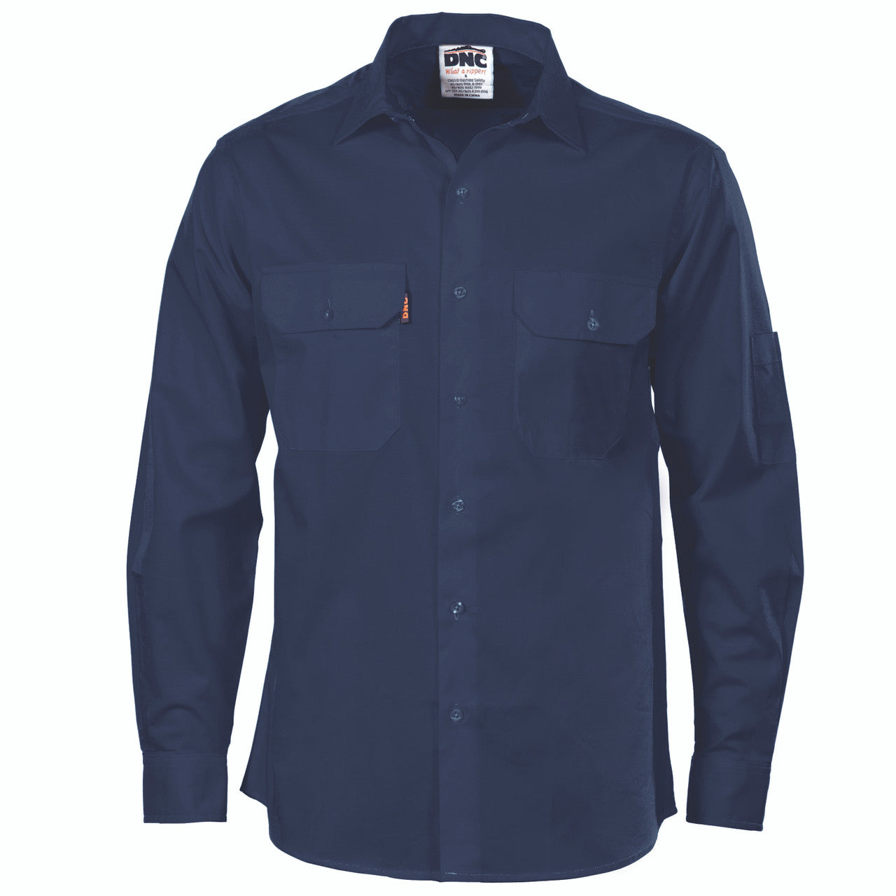DNC Cool-Breeze Work Shirt- Long Sleeve 3208
