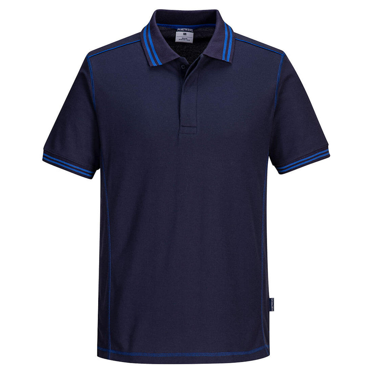 B218 - Two Tone Polo Shirt S/S