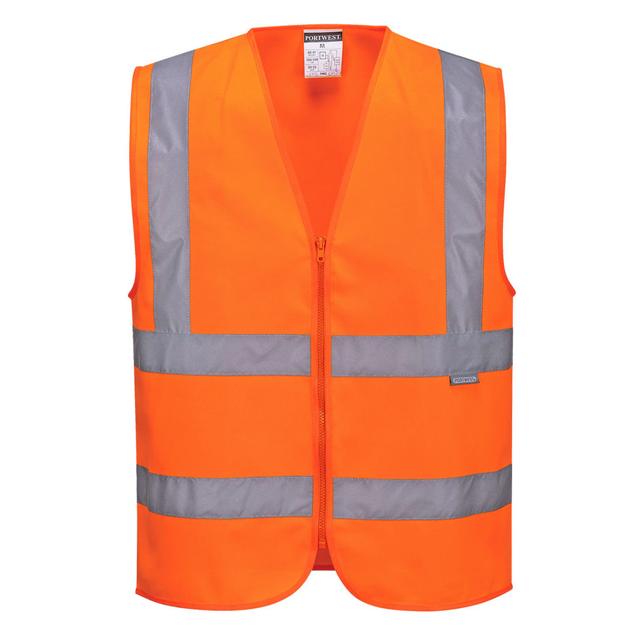 C375 - Hi-Vis Zipped Band and Brace Vest