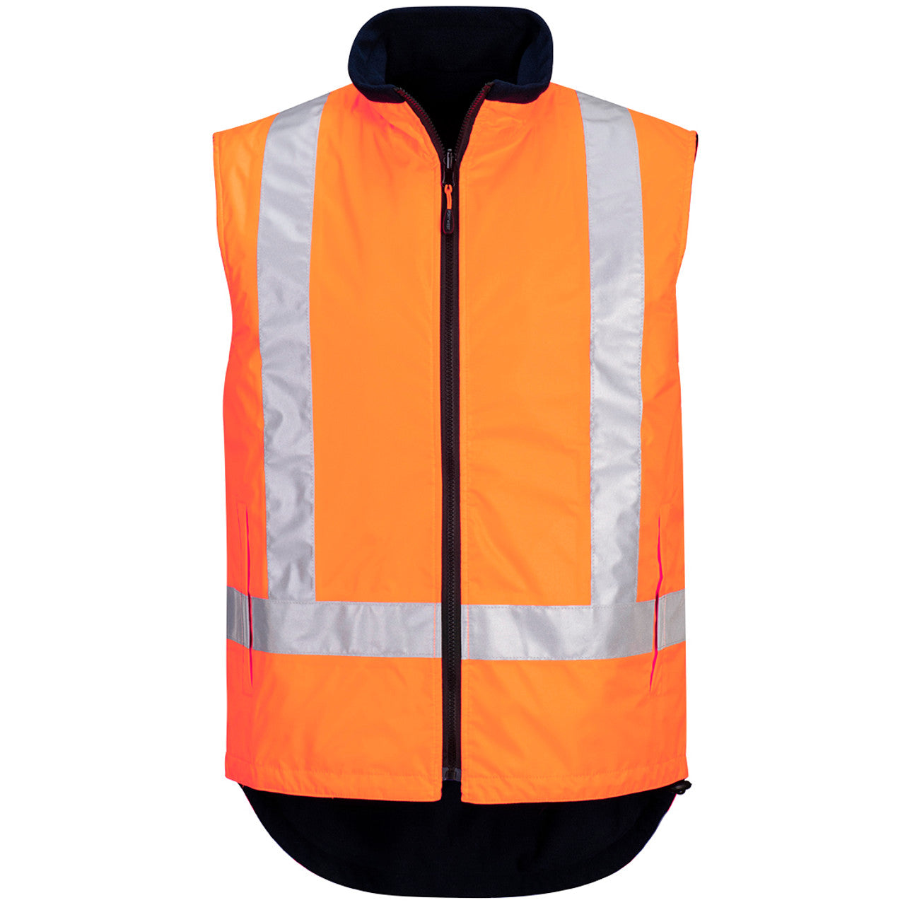 MX214 - X Back Polar Fleece Reversible Vest