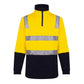 MF615 - Hi-Vis Contrast 1/4 Zip Brush Fleece
